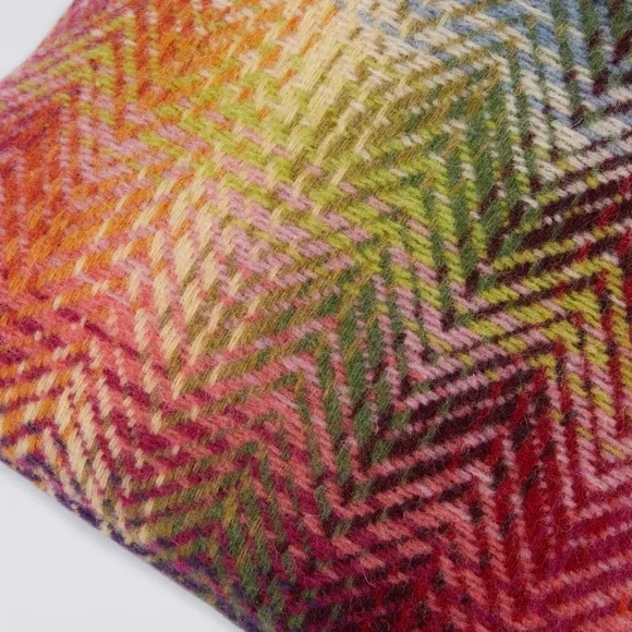 Missoni Italy NWT Luxury Multicolor Zigzag Pattern Down Filled Accent Pillow - Picture 9 of 10
